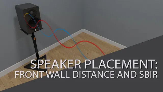 Speaker Placement and Wall Distance